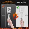 image:imageHOMENOTE Grilling Accessories 17PCS Grill Tools Set BBQ Tool Kit Stainless Steel Grill Sets 16 Spatula Tongs Thermometer for Barbecue Camping Perfect Grill Gift