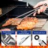 image:imageHOMENOTE Grilling Accessories 17PCS Grill Tools Set BBQ Tool Kit Stainless Steel Grill Sets 16 Spatula Tongs Thermometer for Barbecue Camping Perfect Grill Gift