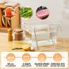 image:imageHOMENOTE Sous Vide Container 12 Quart with Universal Collapsible Hinged LidSous Vide Accessories Kit BPA FreeCompatible with Anova and Most Sous Vide CookersContainer  without accessories