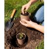 image:imagehomenote Peat Pots 120 Pcs 315 Inch Seed Starting Pots with Drainage Holes Round Nursery Plants Pots with Bonus 20 Plant Labels120