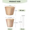 image:imagehomenote Peat Pots 120 Pcs 315 Inch Seed Starting Pots with Drainage Holes Round Nursery Plants Pots with Bonus 20 Plant Labels120
