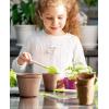 image:imagehomenote Peat Pots 120 Pcs 315 Inch Seed Starting Pots with Drainage Holes Round Nursery Plants Pots with Bonus 20 Plant Labels60