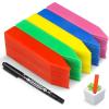 image:imageHomenote 200 Pcs 4 Inch Plastic Plant Labels Waterproof Plant Tags for SeedlingVegetable Gardening TagsGarden Markers Outdoor for Plants Name Sign with Permanet Marking PenWhiteMulticolor