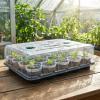 image:imagehomenote 4 Inch Seed Starting Trays with Clear Nursery Pots 2Pack 20Cell Seedling Starter Trays amp 4 Nursery Pots 40 Pcs with Drainage Plant Starter Germination Trays for Indoor Outdoor Growing3 Inch