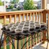 image:imagehomenote 4 Inch Seed Starting Trays with Clear Nursery Pots 2Pack 20Cell Seedling Starter Trays amp 4 Nursery Pots 40 Pcs with Drainage Plant Starter Germination Trays for Indoor Outdoor Growing3 Inch