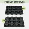 image:imagehomenote 4 Inch Seed Starting Trays with Clear Nursery Pots 2Pack 20Cell Seedling Starter Trays amp 4 Nursery Pots 40 Pcs with Drainage Plant Starter Germination Trays for Indoor Outdoor Growing4 Inch