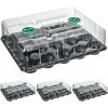 image:imagehomenote 4 Inch Seed Starting Trays with Clear Nursery Pots 2Pack 20Cell Seedling Starter Trays amp 4 Nursery Pots 40 Pcs with Drainage Plant Starter Germination Trays for Indoor Outdoor Growing3 Inch