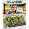 image:imagehomenote Nursery Pots 30 Pack345 Inch Plant Pot for Planting Clear Nursery Pots for PlantPlastic Seedling with Drainage Holes Seed Starter Flower High Transparency 20 Labels Excellent HardnessTransparencyno Lid