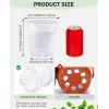 image:imagehomenote Nursery Pots 30 Pack345 Inch Plant Pot for Planting Clear Nursery Pots for PlantPlastic Seedling with Drainage Holes Seed Starter Flower High Transparency 20 Labels Excellent HardnessTransparencyno Lid