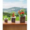 image:imagehomenote Nursery Pots 30 Pack345 Inch Plant Pot for Planting Clear Nursery Pots for PlantPlastic Seedling with Drainage Holes Seed Starter Flower High Transparency 20 Labels Excellent HardnessTransparencyno Lid