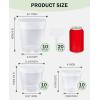 image:imagehomenote Nursery Pots 30 Pack345 Inch Plant Pot for Planting Clear Nursery Pots for PlantPlastic Seedling with Drainage Holes Seed Starter Flower High Transparency 20 Labels Excellent HardnessTransparencyno Lid