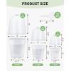 image:imagehomenote Nursery Pots 30 Pack345 Inch Plant Pot for Planting Clear Nursery Pots for PlantPlastic Seedling with Drainage Holes Seed Starter Flower High Transparency 20 Labels Excellent HardnessTransparencywith Lid