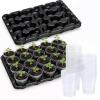 image:imagehomenote 4 Inch Seed Starting Trays with Clear Nursery Pots 2Pack 20Cell Seedling Starter Trays amp 4 Nursery Pots 40 Pcs with Drainage Plant Starter Germination Trays for Indoor Outdoor Growing3 Inch