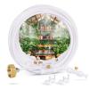 image:imagehomenote Misting Cooling System 59FT 18M Misting Line  16 Brass Mist Nozzles  Brass Adapter34 Misters for Outside Patio Cooling Garden Greenhouse Watering