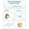 image:imageHOMENOTE Misting Cooling System 263FT 8M Misting Line  7 Brass Mist Nozzles  Brass Adapter34 Misters for Outside Patio Cooling Garden Greenhouse Watering