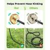 image:imageHOMENOTE US Standard Faucet Adapter 34 to 14 Hose Adapter Convert 34 Female Hose Thread Bib to 14 Tubing 2 Brass Adapters with 4 Washers