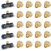 image:imageHOMENOTE 20 Pack Brass Misting Nozzles and 5 Pack Tee Misters for Outdoor Cooling System Nozzles Replacements for 14 inch tubing Patio Cooling Garden Watering Fan Mist System