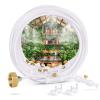 image:imagehomenote Misting Cooling System 92FT 28M Misting Line  26 Brass Mist Nozzles  Brass Adapter34 Misters for Outside Patio Cooling Garden Greenhouse Watering
