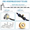 image:imageHOMENOTE Misting Cooling System 26FT 8M Misting Line  7 Brass Mist Nozzles  Brass Adapter34 Outdoor Mister for Patio Backyard Garden Greenhouse26FT  8M