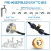 image:imageHOMENOTE Misting Cooling System 26FT 8M Misting Line  7 Brass Mist Nozzles  Brass Adapter34 Outdoor Mister for Patio Backyard Garden Greenhouse42FT  13M