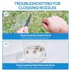 image:imagehomenote Misting Cooling System 75FT 23M Misting Line  28 Brass Mist Nozzles  Brass Adapter34 Outdoor Mister for Patio Backyard Garden Greenhouse Watering26FT  8M