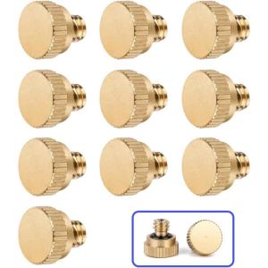image:imagehomenote 10 Pack Brass Misting Nozzle Plug for Outdoor Cooling System