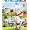 image:imagehomenote Misting Fan Kit for Outside Cooling 164FT Misting Line 5 Brass Nozzles 34 Brass Adapter Outdoor Mister System for Patio Backyard Cooling amp Poolside Relaxation