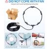 image:imagehomenote Misting Fan Kit for Outside Cooling 164FT Misting Line 5 Brass Nozzles 34 Brass Adapter Outdoor Mister System for Patio Backyard Cooling amp Poolside Relaxation