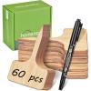 image:imageHomenote Bamboo Plant Labels 60Pcs Plant Tags for Seedling TType Tags for Plants Outdoor Garden Markers Vegetable Seedling236  4Brown