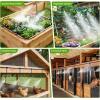image:imageHOMENOTE 10 Pack Misting Brass Nozzles 360 Degree Adjustable 8 Inch Mister Nozzle for Outdoor Cooling System Lawn Irrigation Garden Watering Pet Cooling