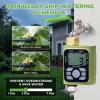 image:imageHOMENOTE Misting Cooling System with Timer 26FT Misting Hose7 Brass Nozzles34 Brass AdapterWater Timer with Mist Mode amp Irrigation Mode Outdoor Misters for Patio Cooling and Garden Watering59FT  18M