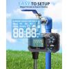 image:imageHOMENOTE Water Timer for Garden Hose Programmable Sprinkler Timer with Rain Delay Auto amp Manual Watering for Misting System Drip Irrigation Lawn Sprinkler Soaker Hose 1 Outlet