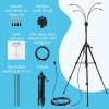 image:imagehomenote Standing Misters for Outside Patio 26FT Misting Hose 48FT Adjustable Height Portable Misting System with Tripod Base for Backyard Pool BBQ Cooling Garden Watering amp Tanning