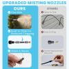 image:imagehomenote Standing Misters for Outside Patio 26FT Misting Hose 48FT Adjustable Height Portable Misting System with Tripod Base for Backyard Pool BBQ Cooling Garden Watering amp Tanning