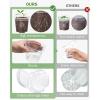 image:imagehomenote 345 Inch Clear Nursery Pots 18 Pack with Humidity DomesampPlant SaucersRigid Plastic Nursery Pots with DrainageTransparent Flower Pots for Seedlings360 Rotary VentIndoor Outdoor GardenWith Humidity Domes