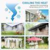 image:imageHOMENOTE Misting Cooling System 32FT PreAssembled Misting Kit 7 RustProof Nozzles 34 Adapter Outdoor Mister for Patio Cooling Greenhouse Pet amp Chicken Coop65FT  20M