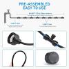 image:imageHOMENOTE Misting Cooling System 32FT PreAssembled Misting Kit 7 RustProof Nozzles 34 Adapter Outdoor Mister for Patio Cooling Greenhouse Pet amp Chicken Coop98FT  30M