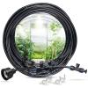 image:imageHOMENOTE Misting Cooling System 32FT PreAssembled Misting Kit 7 RustProof Nozzles 34 Adapter Outdoor Mister for Patio Cooling Greenhouse Pet amp Chicken Coop65FT  20M