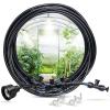 image:imageHOMENOTE Misting Cooling System 32FT PreAssembled Misting Kit 7 RustProof Nozzles 34 Adapter Outdoor Mister for Patio Cooling Greenhouse Pet amp Chicken Coop32FT  10M