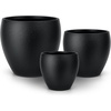 image:imagehomenote Flower Pots 1451297 InchLarge Plant Pots Indoor with DrainagePlastic Pots for PlantsGarden Pots for OutdoorLarge Planters for Indoor PlantsBig Plastic Planter3 PcsStyle 113 Pcs