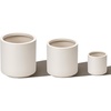 image:imagehomenote Flower Pots 13210585 InchLarge Plant Pots Indoor with DrainagePlastic Pots for PlantsGarden Pots for OutdoorLarge Planters for Indoor PlantsBig Plastic PlanterBlack3 PcsStyle 23 Pcs