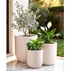 image:imagehomenote Flower Pots 13210585 InchLarge Plant Pots Indoor with DrainagePlastic Pots for PlantsGarden Pots for OutdoorLarge Planters for Indoor PlantsBig Plastic PlanterBlack3 PcsStyle 13 Pcs