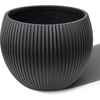 image:imagehomenote Flower Pots 13210585 InchLarge Plant Pots Indoor with DrainagePlastic Pots for PlantsGarden Pots for OutdoorLarge Planters for Indoor PlantsBig Plastic PlanterBlack3 PcsStyle 81 Pcs
