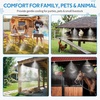 image:imageHOMENOTE Misting Cooling System 98FT30M PreAssembled Kit with 27 Brass Nozzles amp 34 Brass Adapter Cooling Mister for Patio Backyard Pets Garden amp GreenhouseWhite