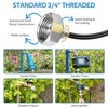 image:imageHOMENOTE Misting Cooling System 98FT30M PreAssembled Kit with 27 Brass Nozzles amp 34 Brass Adapter Cooling Mister for Patio Backyard Pets Garden amp GreenhouseBlack