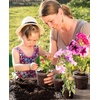 image:imagehomenote 34 Inch Clear Nursery Pots with Drainage Holes and Tags 20 Pcs  Reusable plastic planters have raised bases for airflow and transplanting ideal for seed starting cuttings and succulentsClear