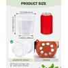 image:imagehomenote 34 Inch Clear Nursery Pots with Drainage Holes and Tags 20 Pcs  Reusable plastic planters have raised bases for airflow and transplanting ideal for seed starting cuttings and succulentsTransparencyno Lid