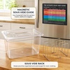 image:imageHomenote Sous Vide Container with Lid 6 Quart Polycarbonate Water Bath TubContainer