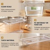 image:imageHomenote Sous Vide Container with Lid 6 Quart Polycarbonate Water Bath TubContainerRack