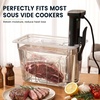 image:imageHomenote Sous Vide Container with Lid 6 Quart Polycarbonate Water Bath TubContainerRack